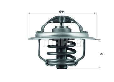 MAHLE TX11187D Termostat (87c) Golf V-Vi-Plus-Jetta Iii-Passat-Scirocco-Tiguan-A3-A4-A6-Altea-Leon-Toledo 2.0 Tdi